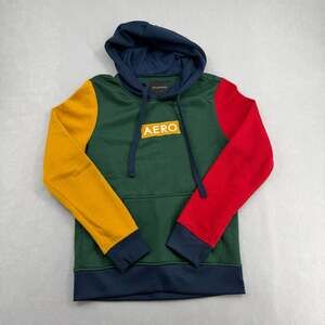 Aeropostale Colorblock Hoodie Y2K Size S